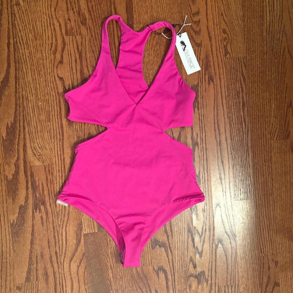 Swimsuit with cutouts